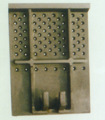 Round hole grate plate