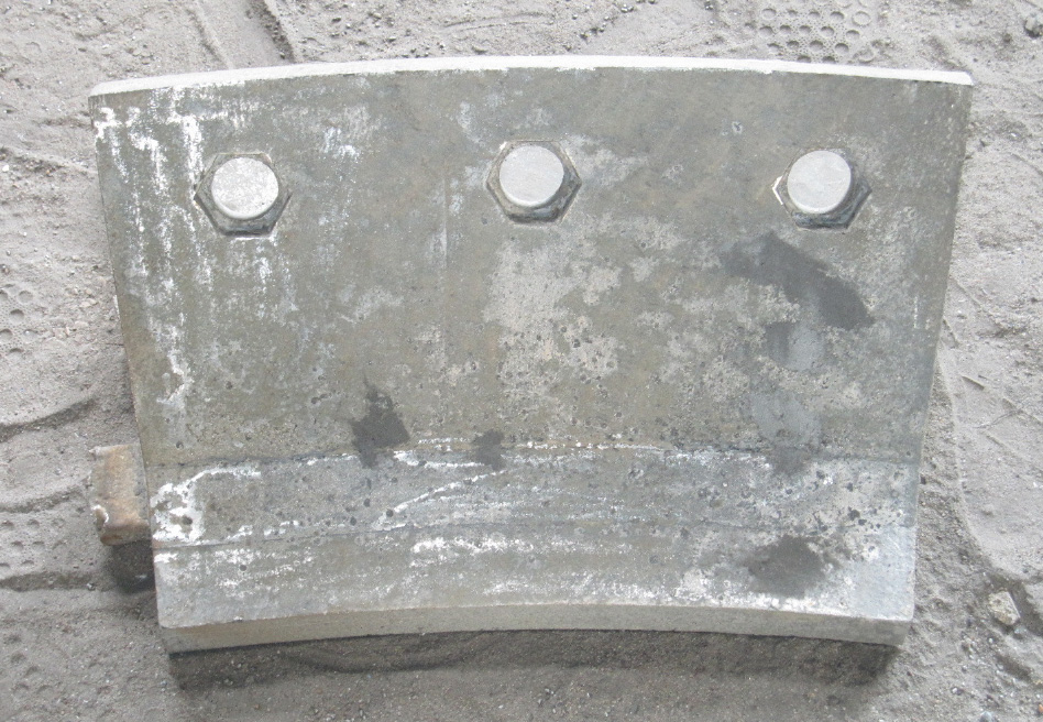 NC kiln mouth guard plate